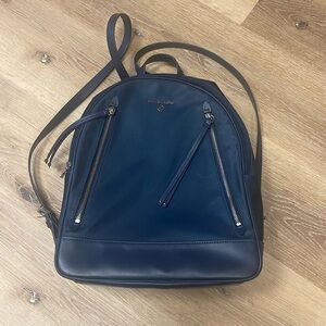 Michael Kors medium navy backpack